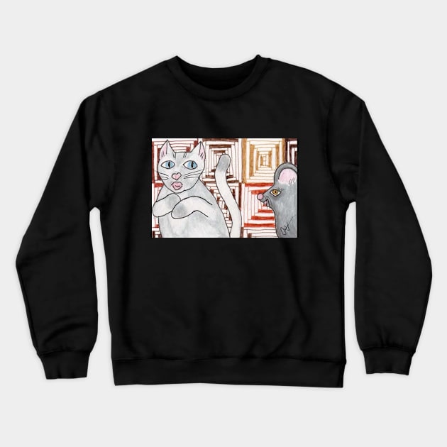 Kissy Cats - Ava Crewneck Sweatshirt by CAutumnTrapp